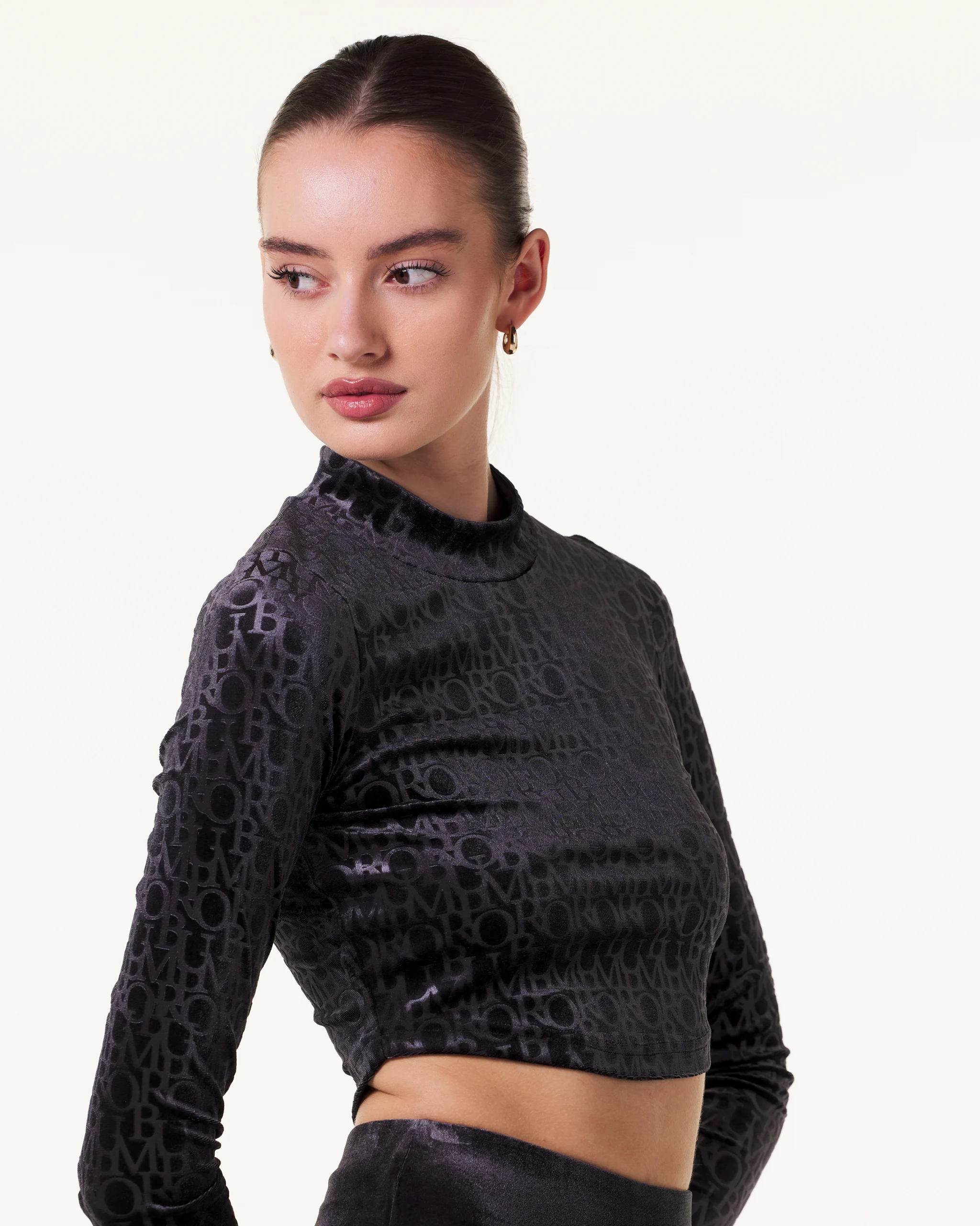 Bumpro SETT Logomania Velour Black
