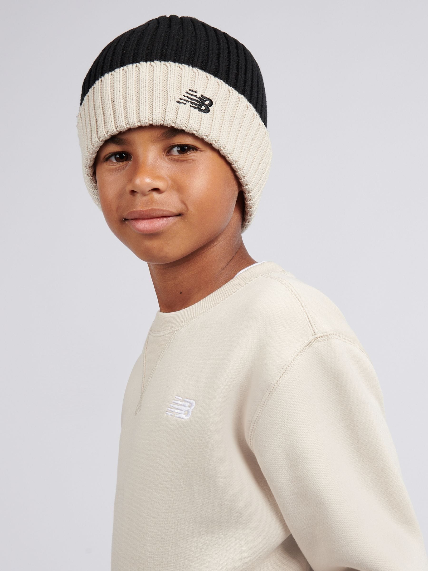 Zwart - New Balance Contrast Beanie