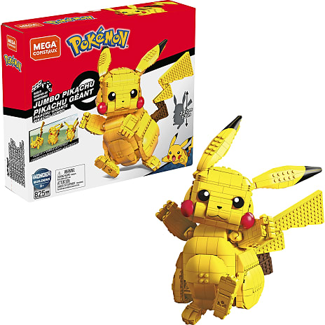 Pokémon Mega Construx Jumbo Pikachu byggefigur