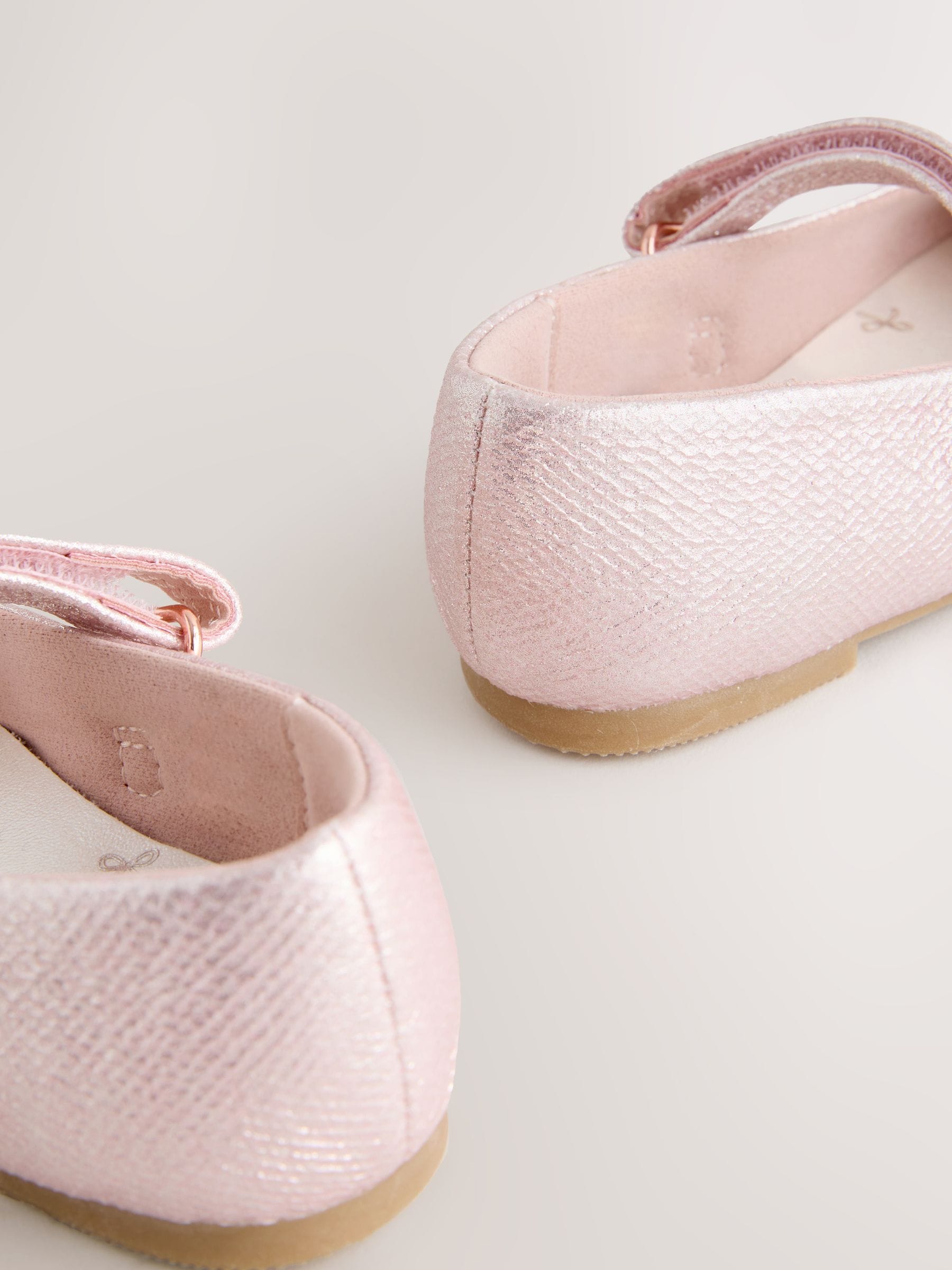 Roze - Mary Jane gelegenheidsschoenen met klittenbandsluiting