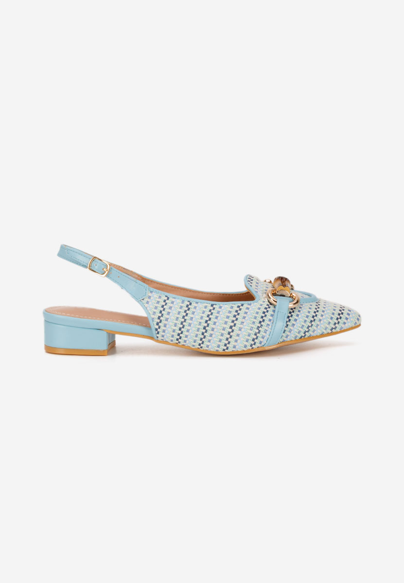 Chaussures slingback bleus Merilia
