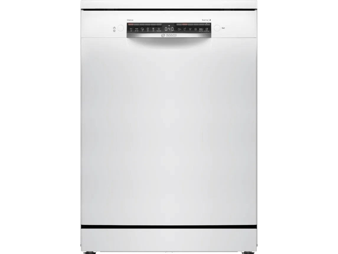 Bosch Serie | 4 SMS4HVW00E - Opvaskemaskine - Wi-Fi - Niche - bredde: 60 cm - dybde: 55 cm - højde: 81.5 cm - hvid