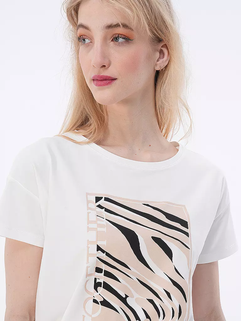 COMMA T-Shirt weiss