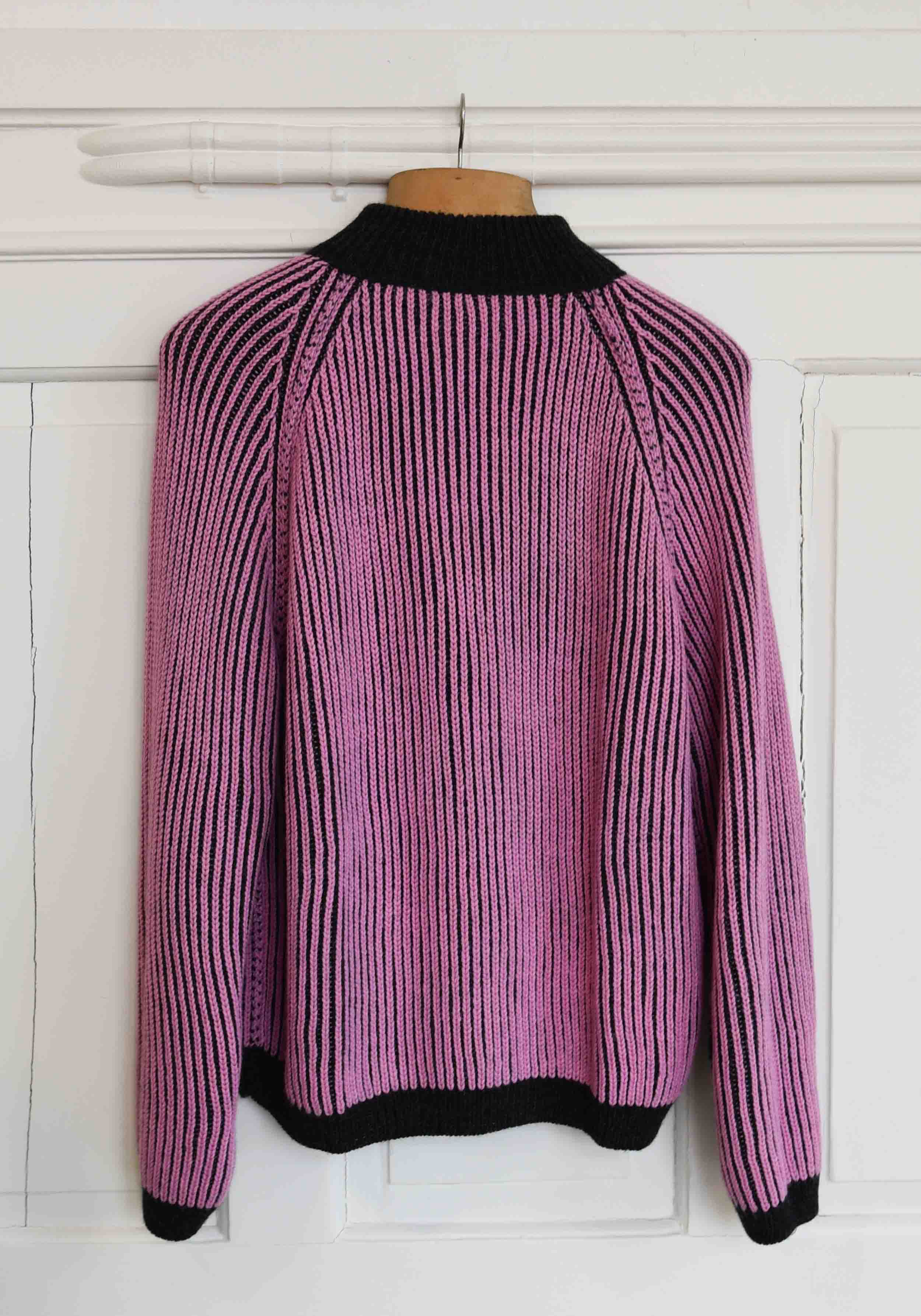 Jungle Folk Strickpullover Brooke Sweater Anthracite-Pink