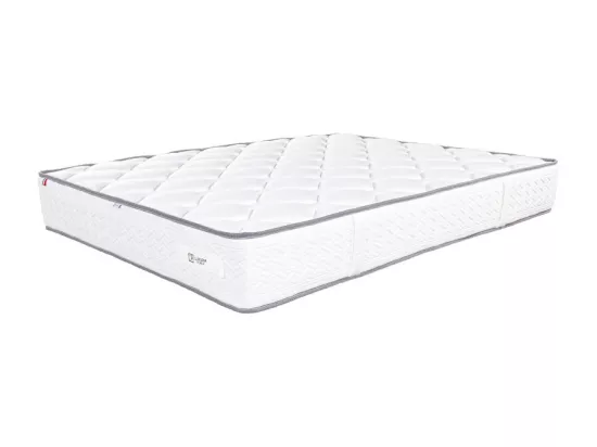 Matelas Iris (20 cm),mousse haute densité, ferme, face été/hiver et Oreiller, 160x200cm