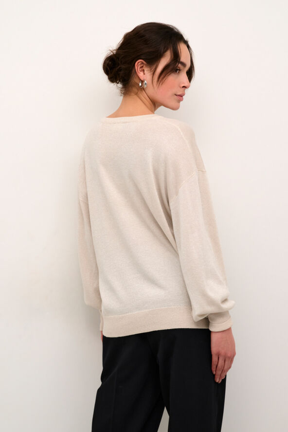 Kaffe KAregina O-neck Knit Sand dollar