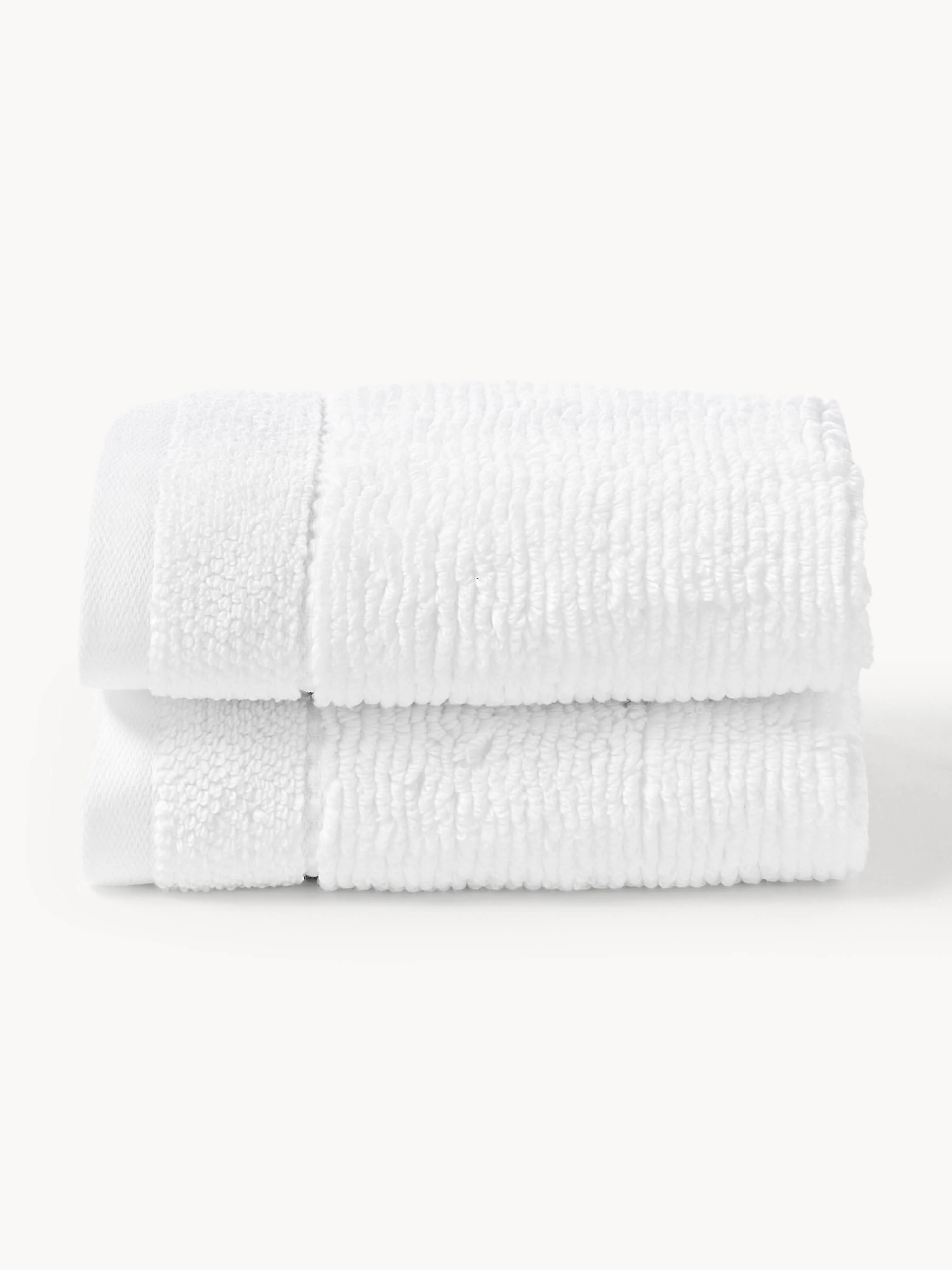 Handdoek Luxe met gestreepte rand, in verschillende formaten