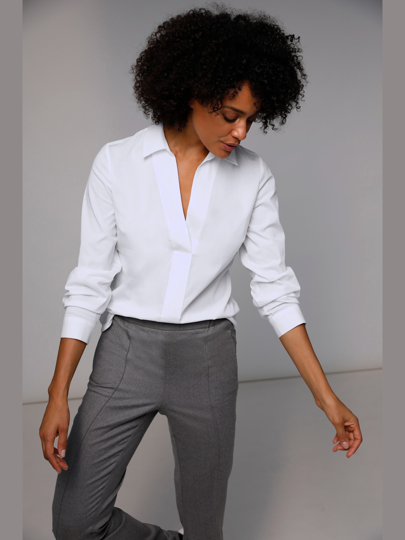 Chemisier coton et polyamide 68% coton