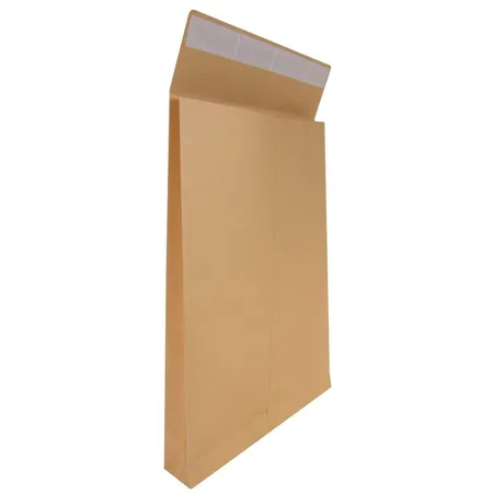 Idena Faltentaschen ohne Fenster, DIN B4, 150 g/m², braun, 100 Stück