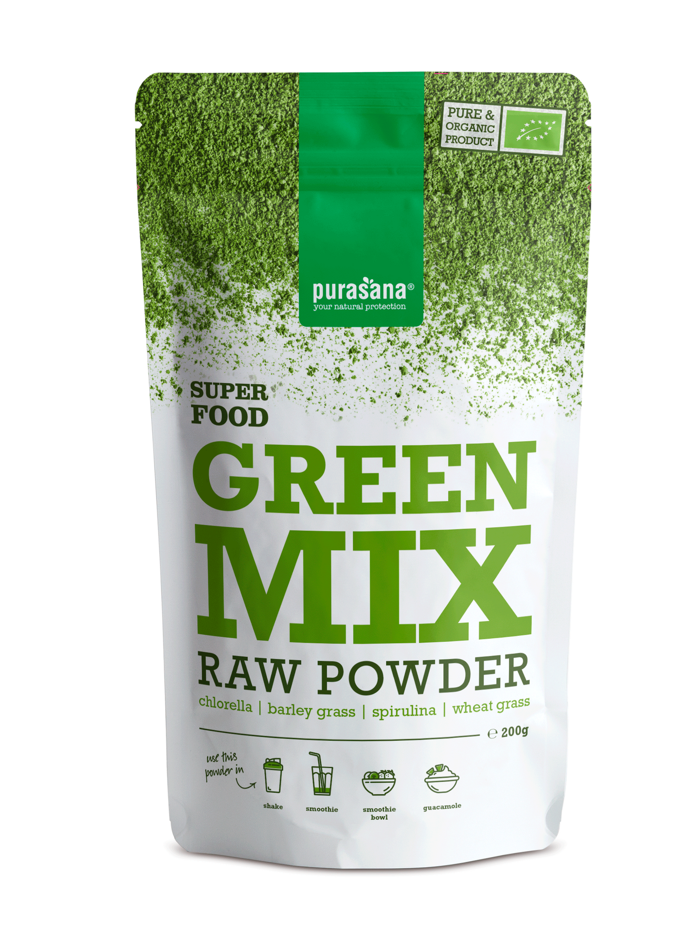 Purasana Green Mix Powder 200g