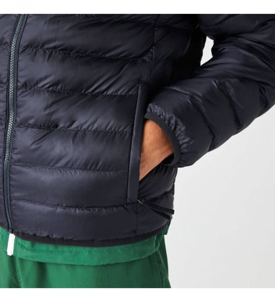 Jaqueta Lacoste Basic Acolchoada Azul Marinho