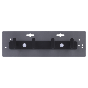 Wandkapstok Joe zwart aluminium 295 mm
