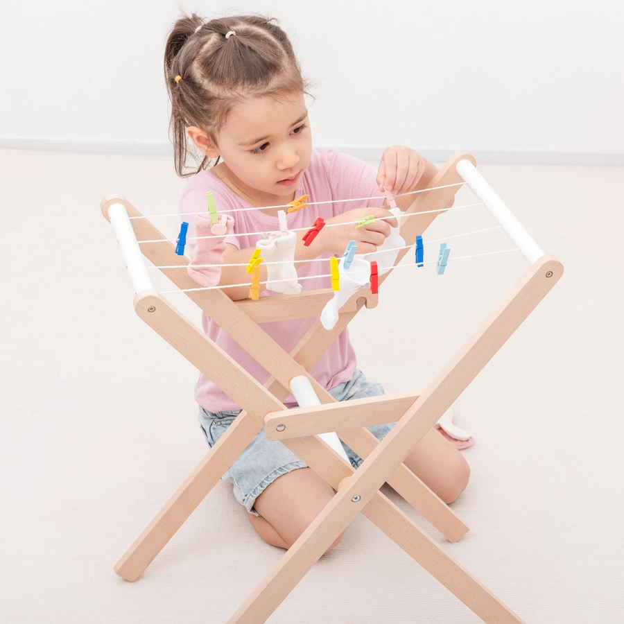 New Classic Toys Wäscheständer bunt