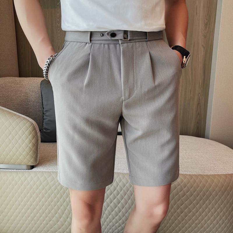 Deepwood - Hoge taille effen korte jurk