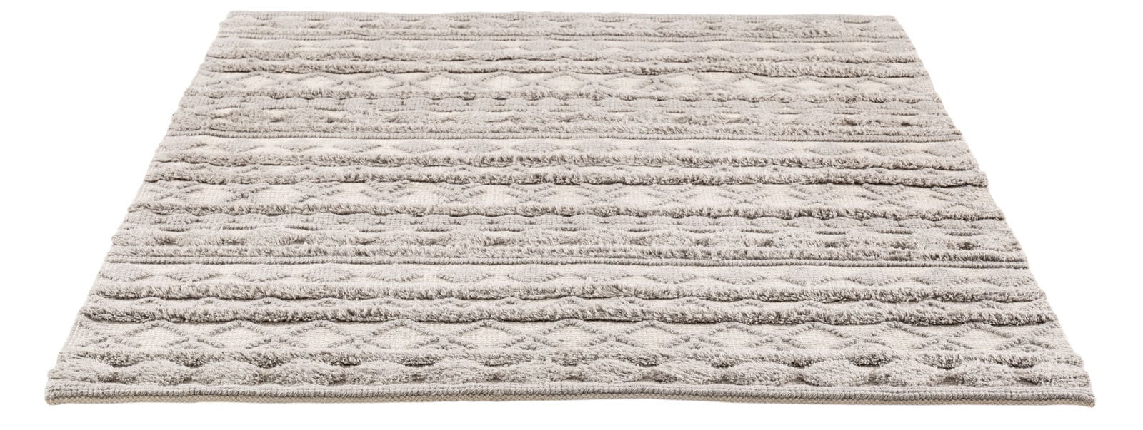 Teppich Kelim Stockholm 160 x 230 cm Grau/Blau