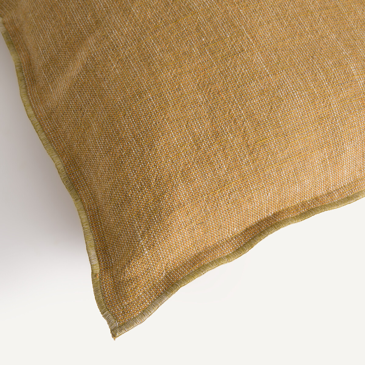 AM.PM<br>Capa de almofada em linho tecido tingido, Missia