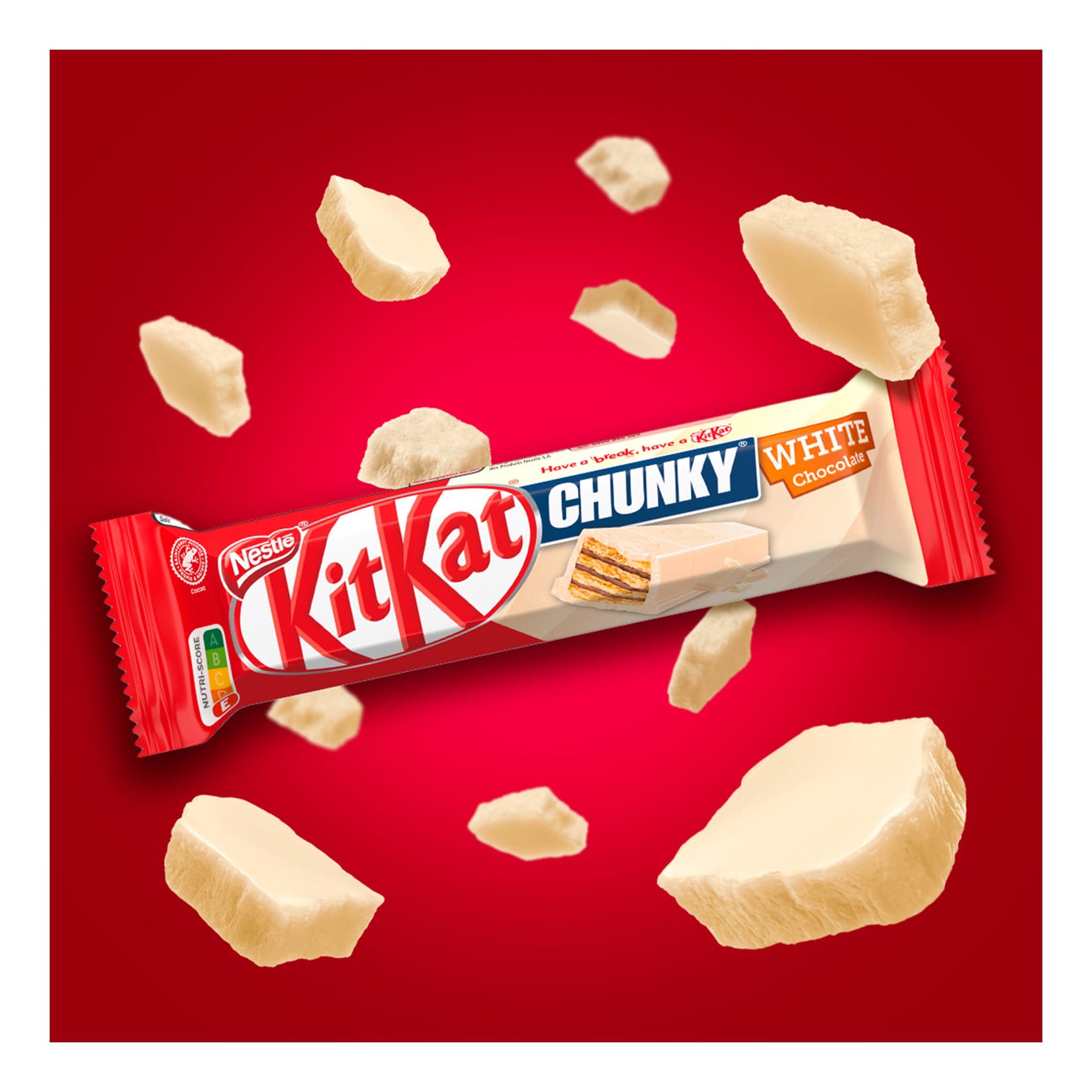 KitKat Chunky White Chocolate 40 g, 24er Pack