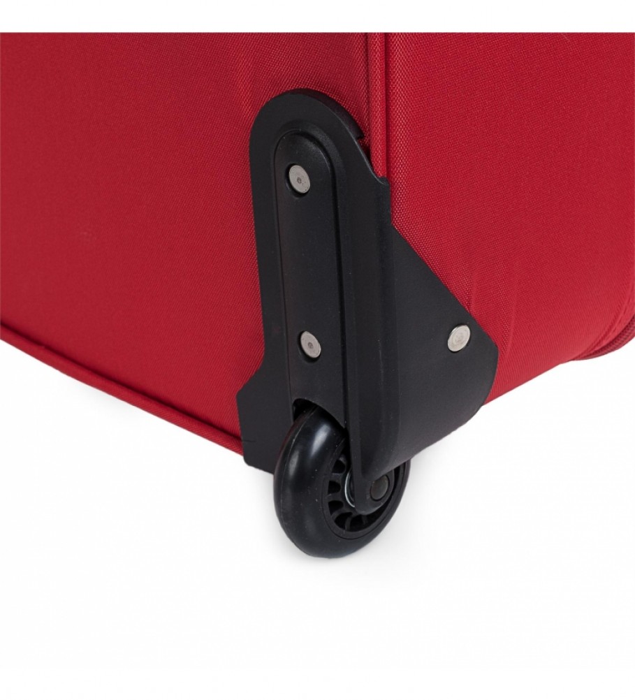 Mala de cabine ITACA com 2 rodas T71950 Vermelha - 55x39x18cm -