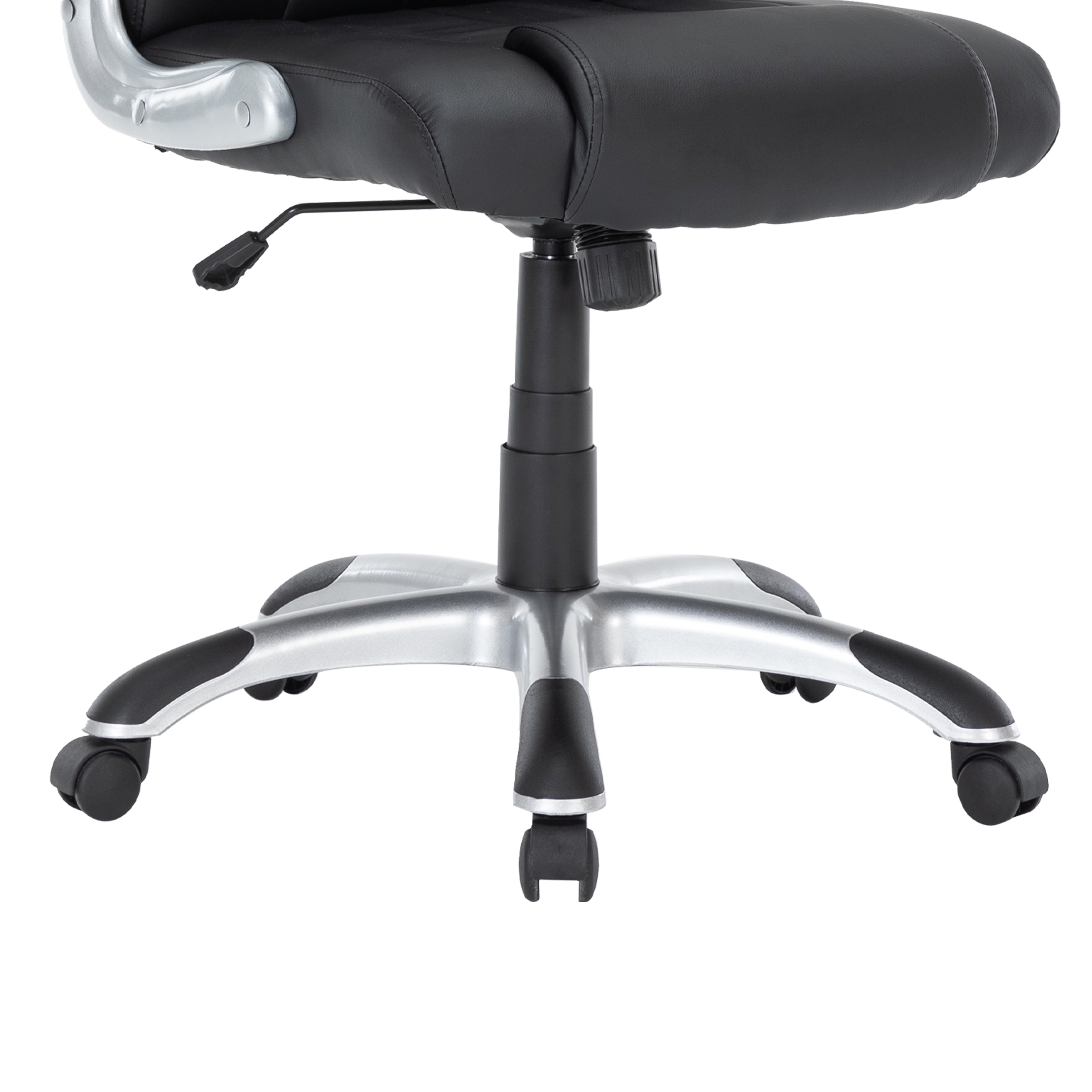 Bürostuhl Leder IMPERA schwarz