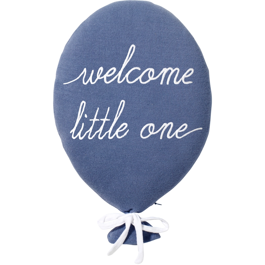 Nordic Coast Company Dekokissen Ballon welcome little one blau