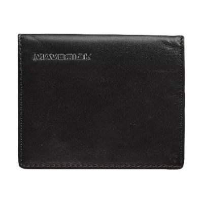Maverick All Black - portefeuille RFID avec pochette - noir