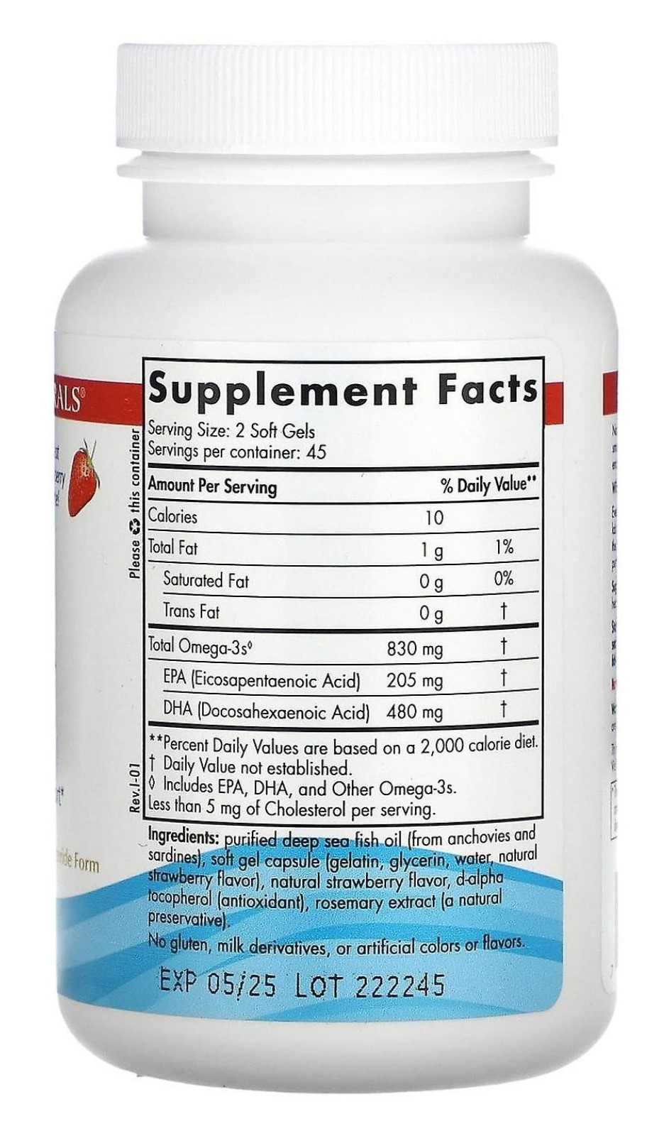 Cápsulas gelatinosas de DHA da Nordic Naturals (90 unidades)