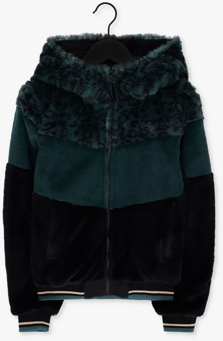 CARS JEANS zwarte cars jeans faux fur jas kids gissy