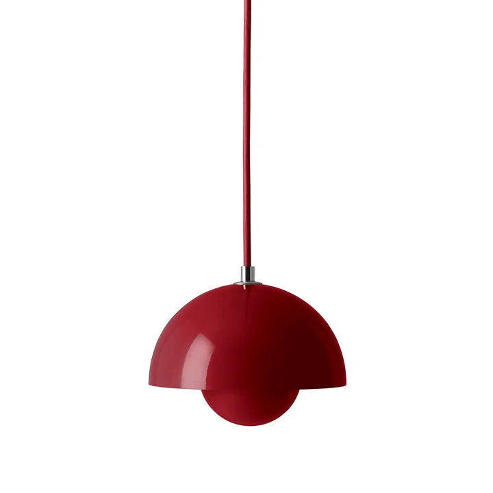 &Tradition - FlowerPot Pendelleuchte VP10, zinnoberrot