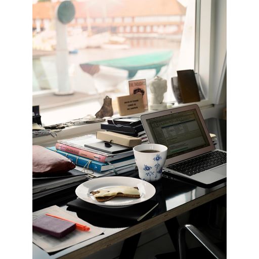 Royal Copenhagen Hvid Elements Frokosttallerken, Ø21 cm