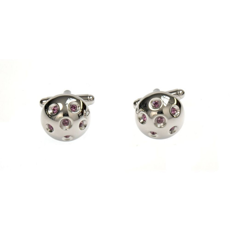 Boutons de manchette,  Toadstool violet