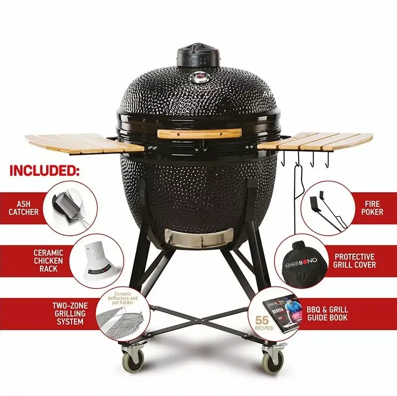 Kamado_Bono Grill Kamado Bono Limited Black