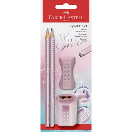 Faber-Castell Schreibset Sparkle Cosmic, 1 Set, 3-fach sortiert
