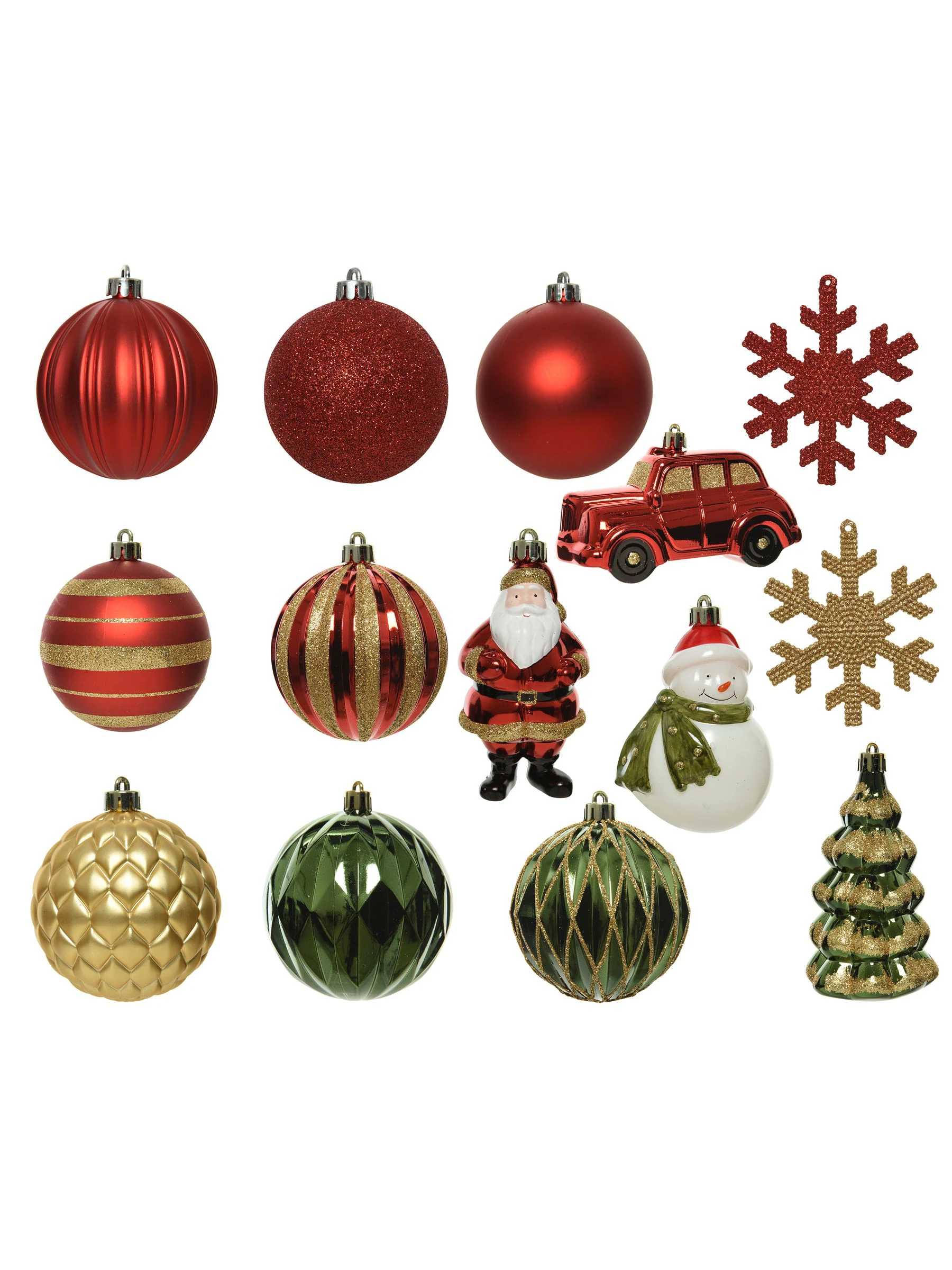 Decoris Decoris 25 Pieces onbreekbare Kerstmis ballen
