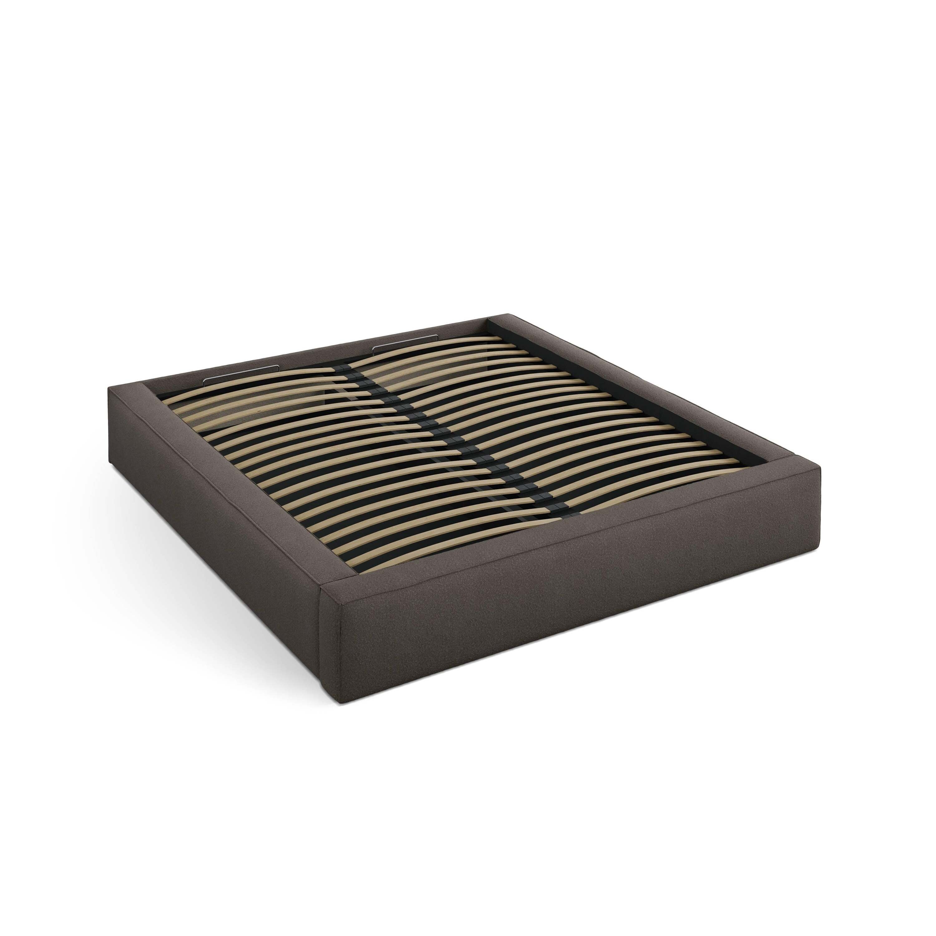 Micadoni Bedframe met opbergvak Simon 180x200 bouclé