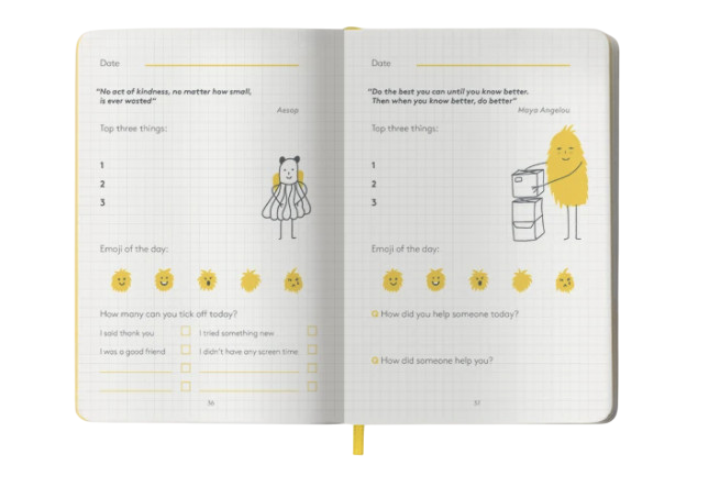 Achtsamkeits-Tagebuch Junior English