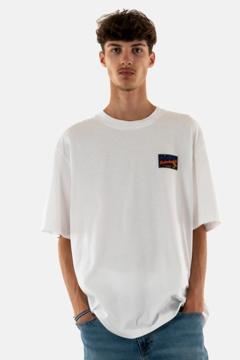 Tee shirt timberland ss graphic 100 white