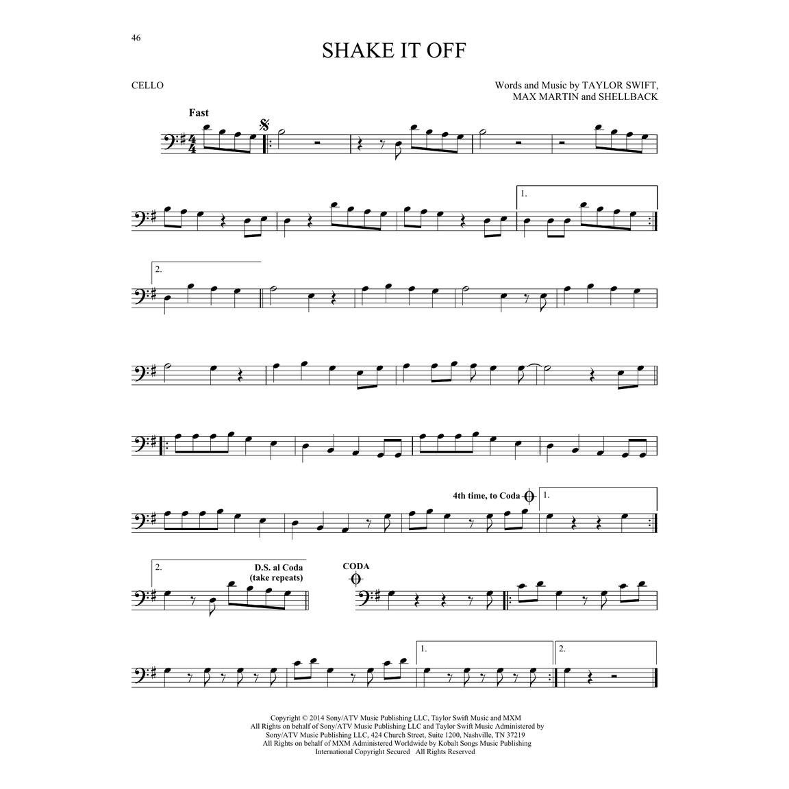 Hal Leonard First 50 Songs You Should Play on Cello songboek voor cello