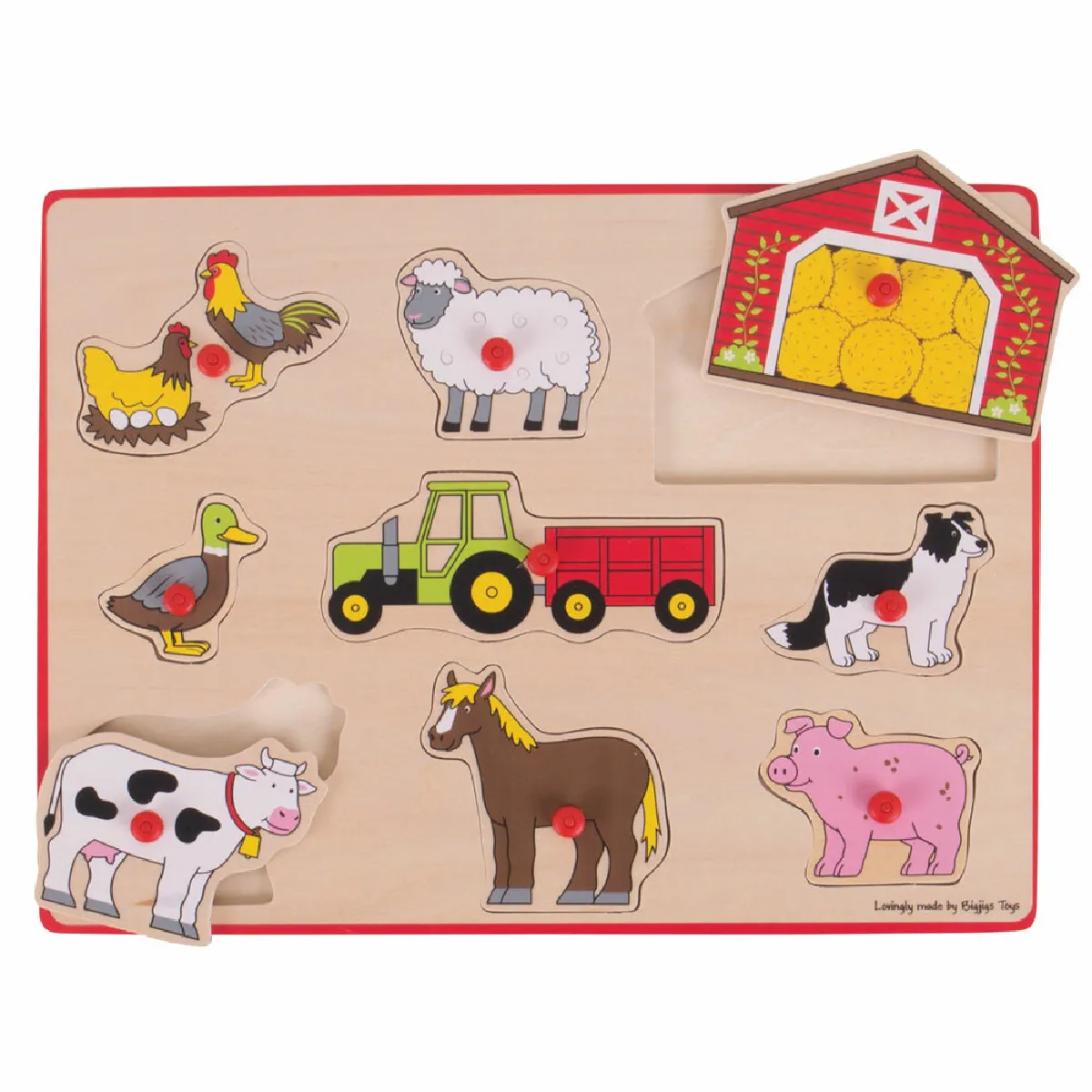 Bigjigs Toys Puzzle Bois Ferme