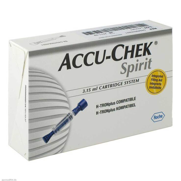 Accu Chek Spirit 3,15 ml Ampullen System, 5 St