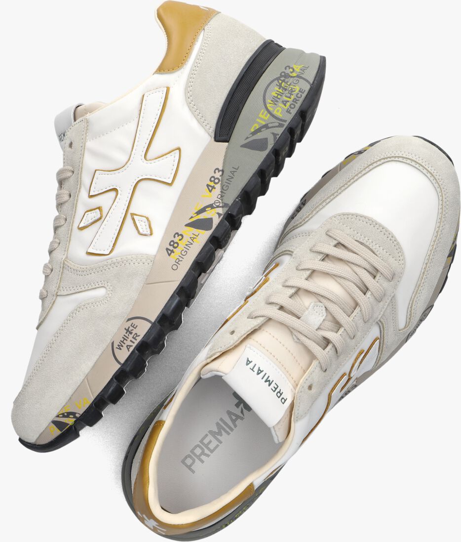 PREMIATA witte premiata lage sneakers mick