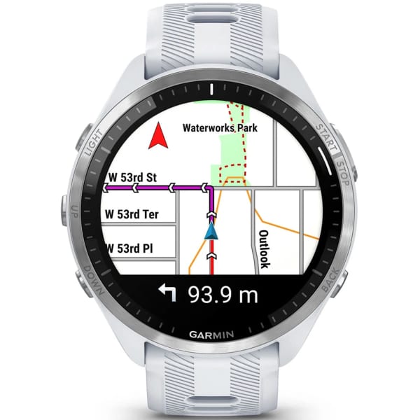 Montre cardio GPS GARMIN FORERUNNER 965 WHITESTONE
