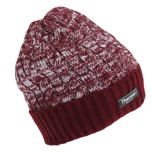 Gorro de malha bicolor da Universal Textiles