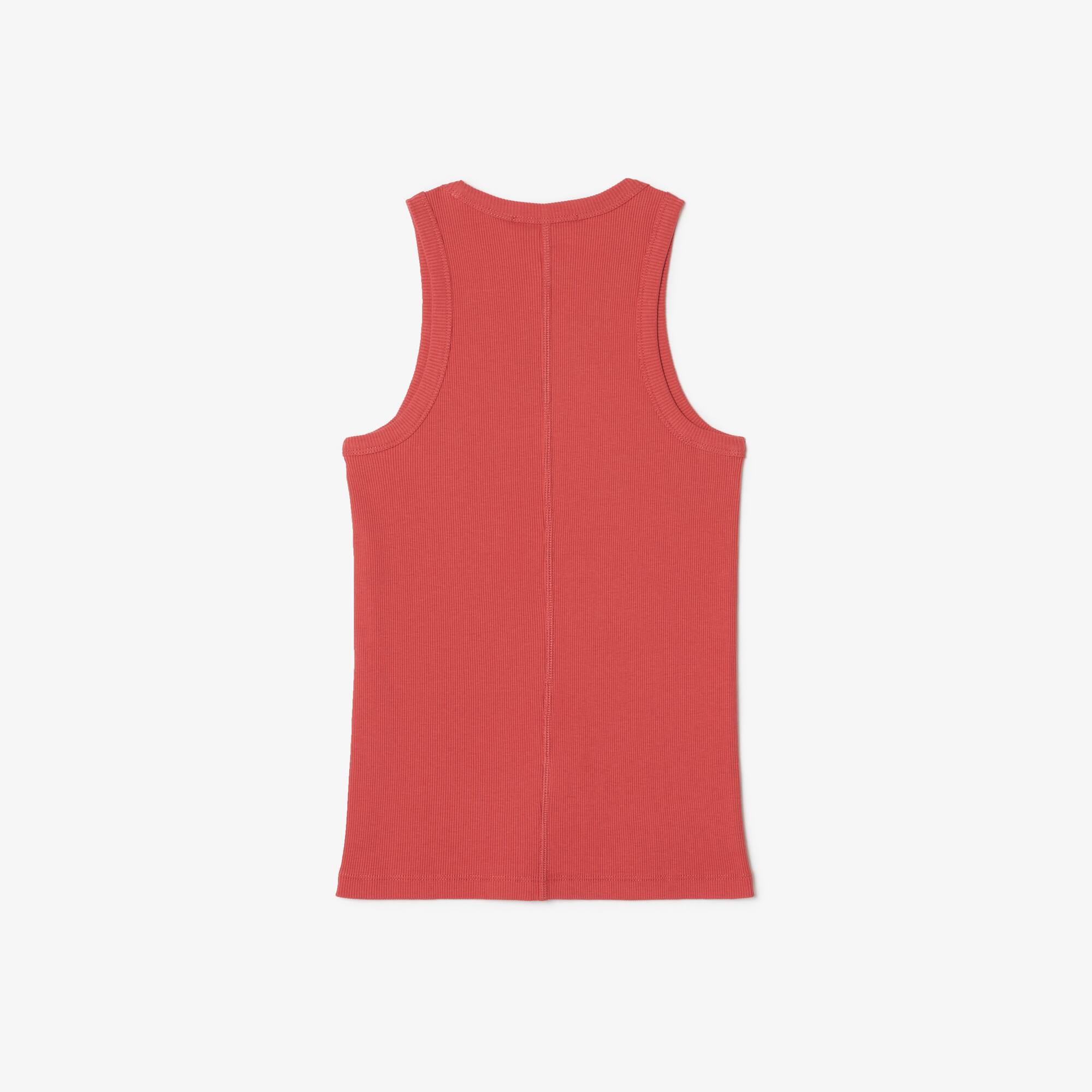 Damen LACOSTE Tank Top aus Bio-Baumwolle T-Shirts - Rot - Lacoste - Damen
