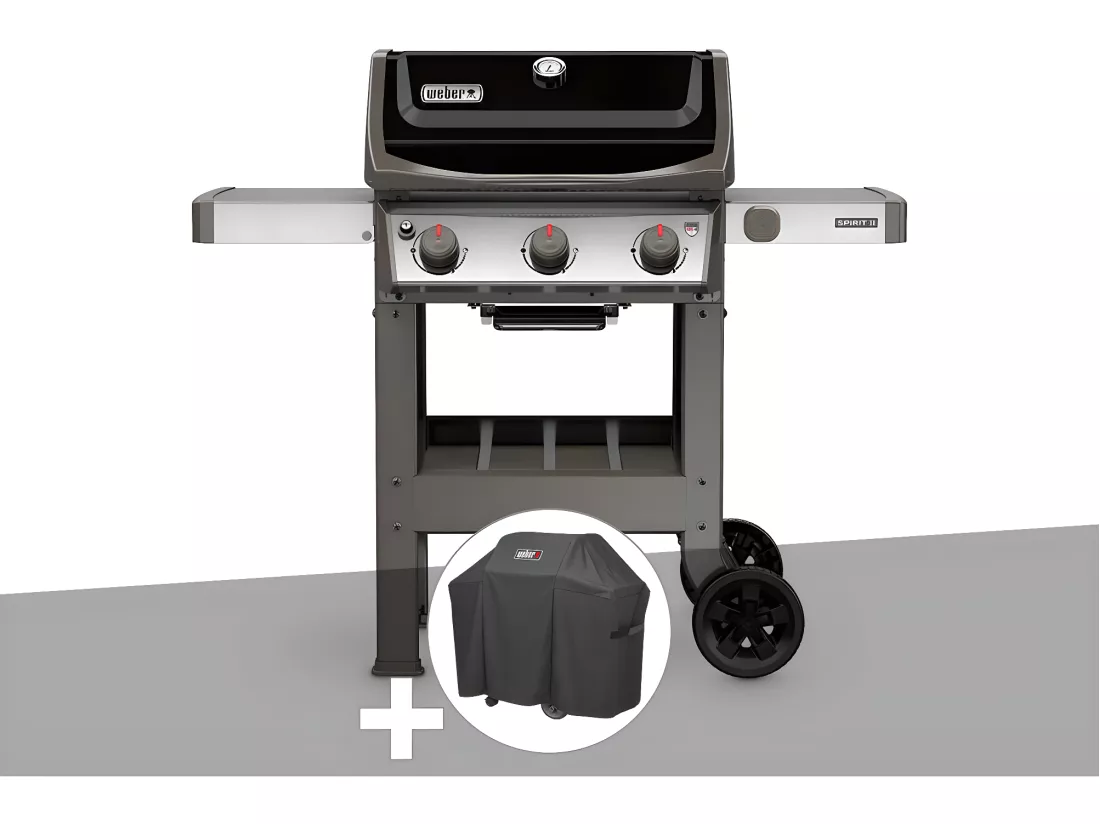 Barbecue gaz Weber Spirit II E-310 + plancha + Housse