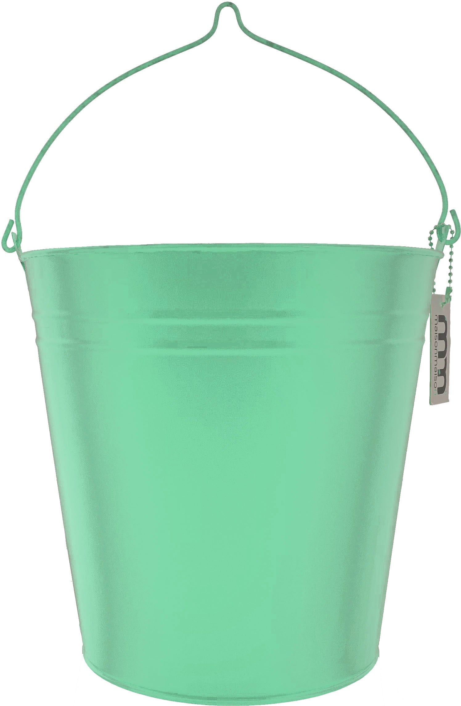 Maison Maison plantenemmer mint groen D 23 H 22 cm