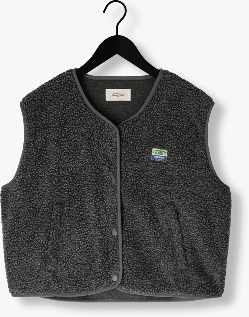 donkergrijze american vintage gilet hoktown