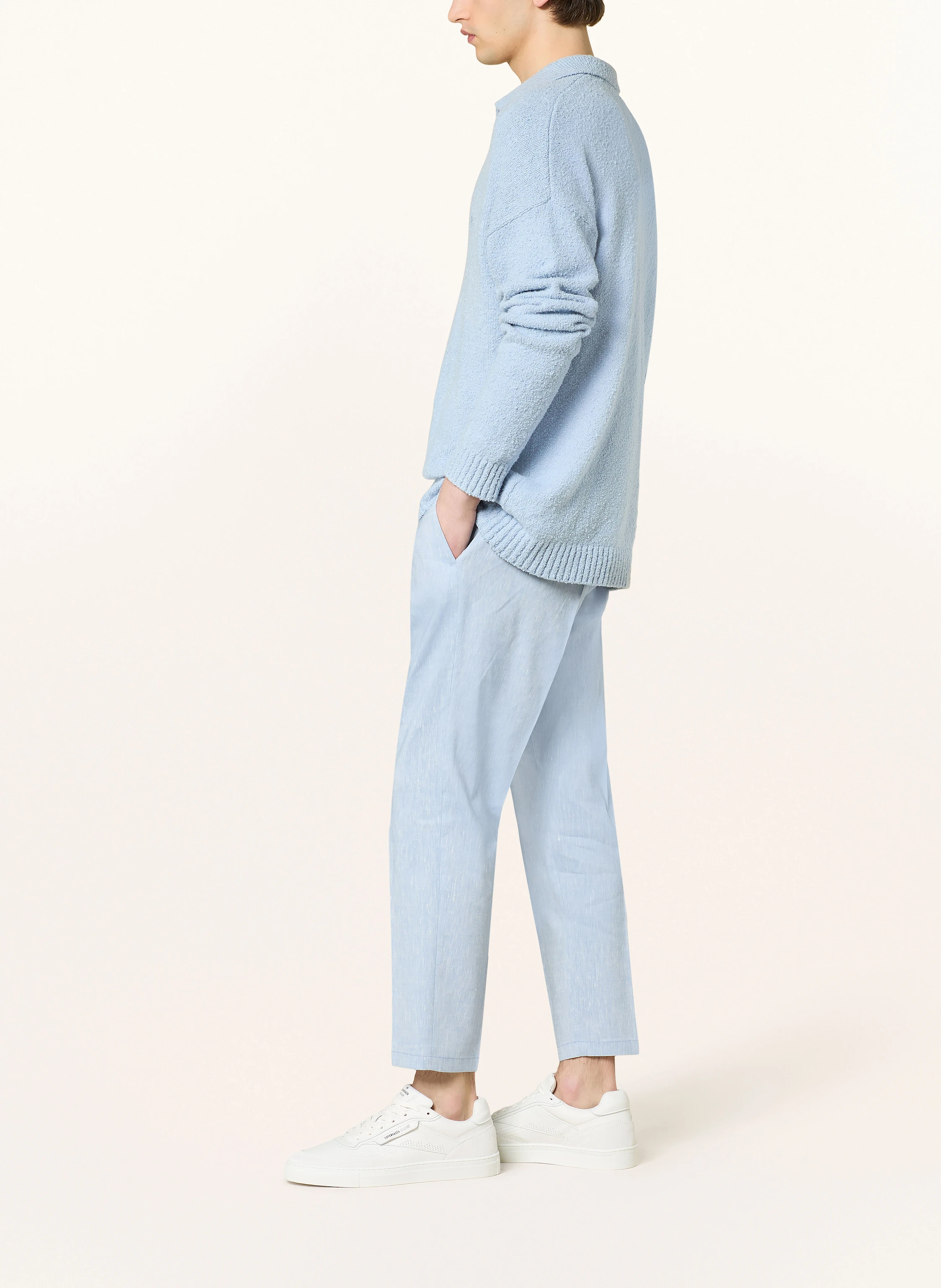 DRYKORN Anzughose CHASY Extra Slim Fit mit Leinen