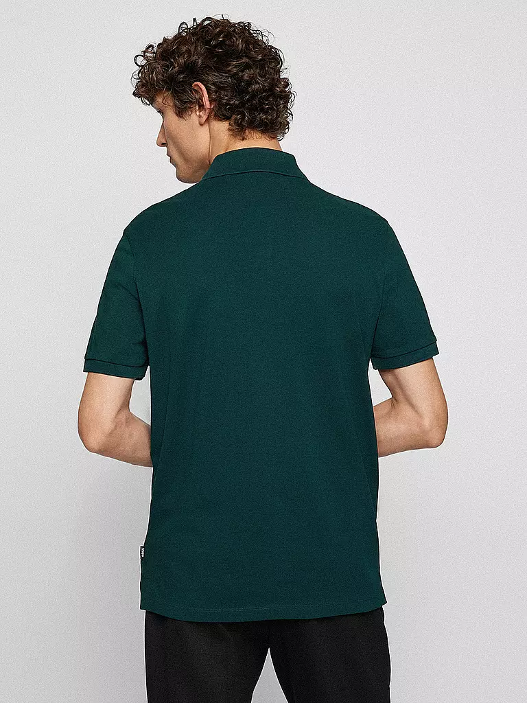 BOSS Poloshirt Regular Fit PALLAS dunkelgrün