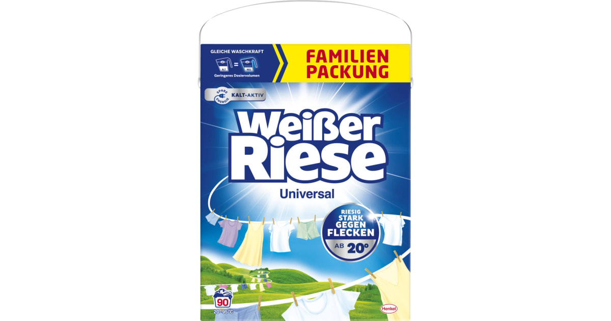 Weisser Riese Pulver Universal 90 Waschgänge