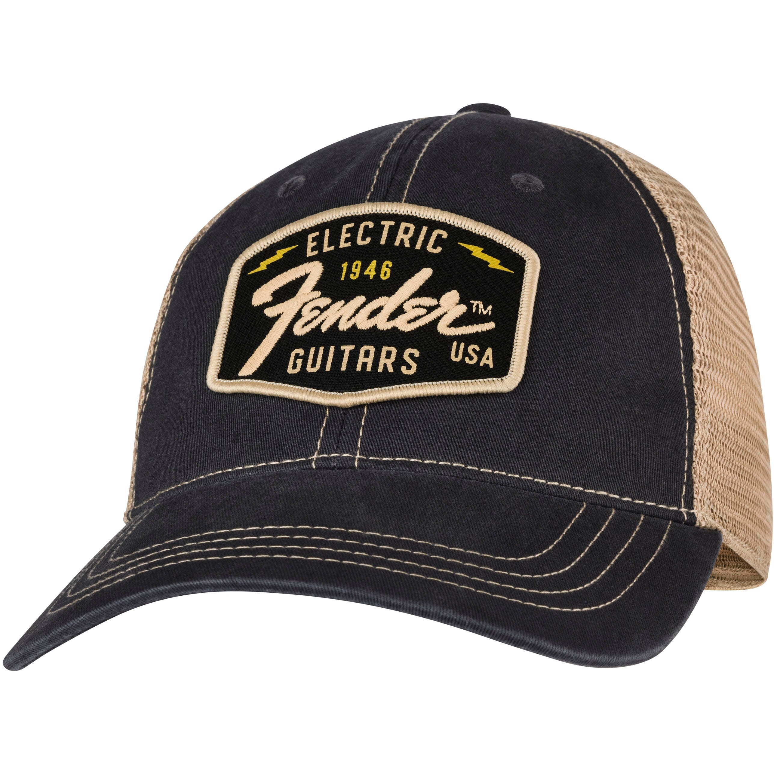 Fender Transition Logo Patch Hat black stone